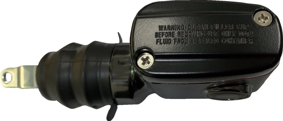Master Cylinder for Harley-Davidson (B17-655MB) (Rear, Black)