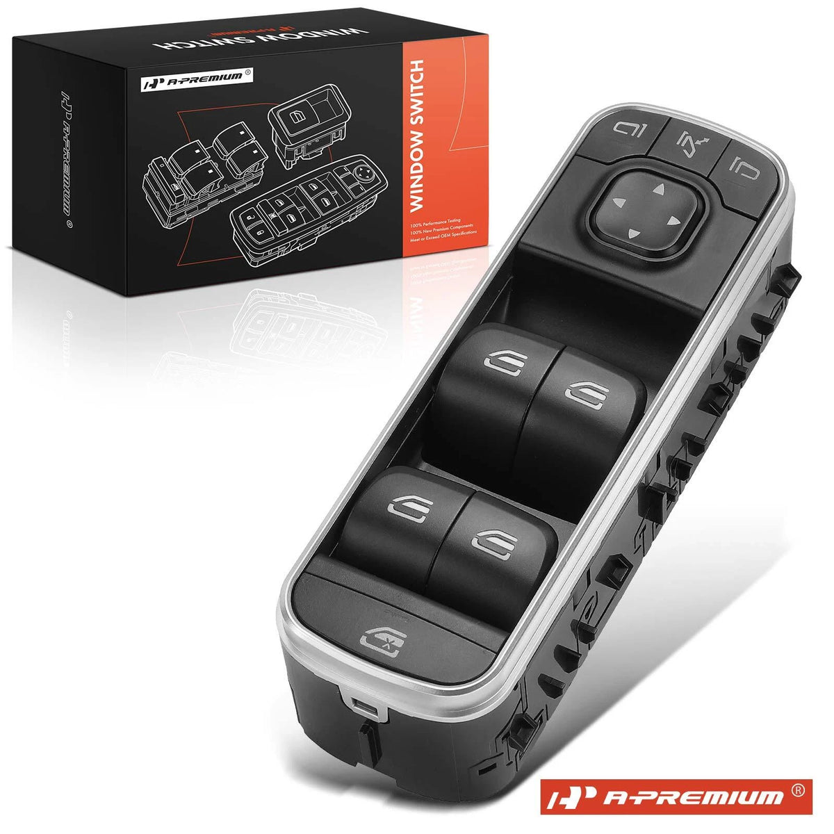 Front Left Power Window Switch for Mercedes-Benz CLA250 GLA250 G550 (2014–2020) - 1679050101, 1679059803, A1679050101, A1679059803