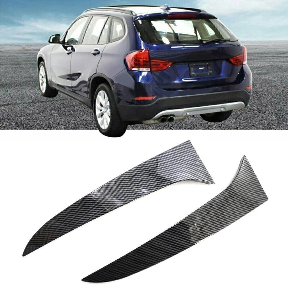 Carbon Fiber Rear Window Side Spoiler Canard Splitter for BMW X1 E84 (2009–2015)