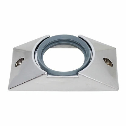 Light Bracket Surface Mount with Grommet for 2" Light Chrome (82619)