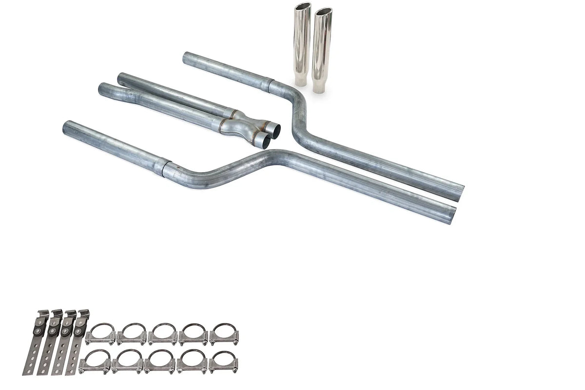 Dual Exhaust Kit for Dodge Magnum V6 (2005–2008) No Muffler RC Tip
