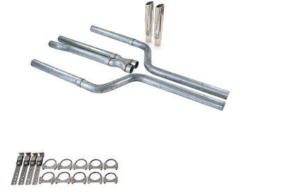 Dual Exhaust Kit for Dodge Magnum V6 (2005–2008) No Muffler RC Tip