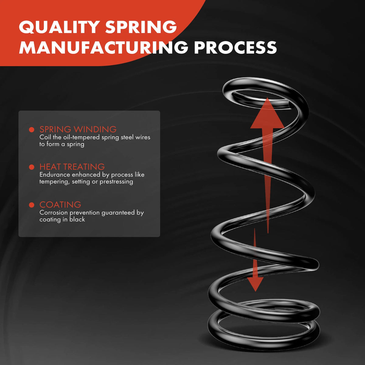 2X Rear Coil Springs for Volkswagen Jetta Cabrio (1993–2002) 9627
