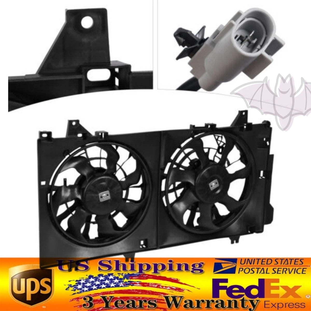 Dual Cooling Fan for Mazda 3 (2014–2018) - Part Number 623250