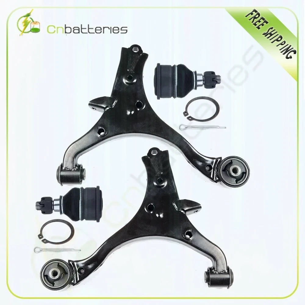 Set of 4 Front Lower Control Arms & Ball Joints for Honda Civic Acura EL (2001–2005)