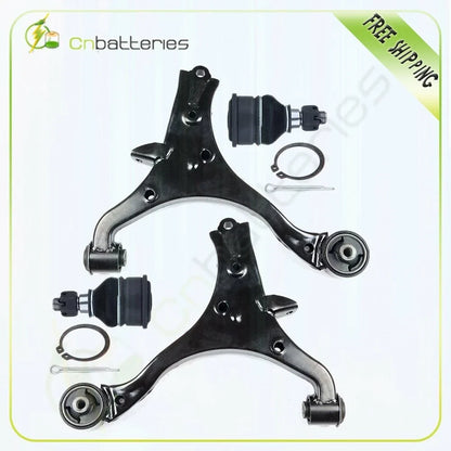 Set of 4 Front Lower Control Arms & Ball Joints for Honda Civic Acura EL (2001–2005)