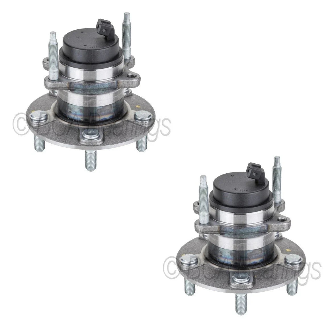 Set of 2 Rear Wheel Bearing Hub Assemblies for Kia Forte Koup (2010–2013)