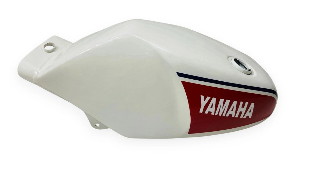 Gas Tank for Yamaha RZ350 31K YPVS (1983–1985) - White & Red Painted