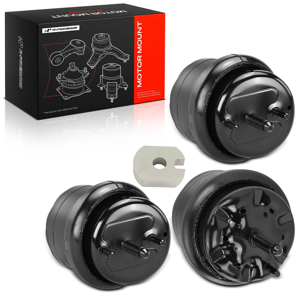 3X Front Engine Motor & Trans. Mount for Mercury Montego (2005–2007) 5F9Z6068A, 5F9Z6038BA, A3080HY, A3079HY