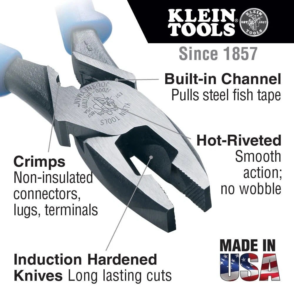 9-Inch Side Cutter Linemans Pliers for Klein Tools