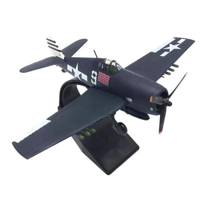 1:72 WWII U.S. F6F Hellcat Fighter Model Aircraft