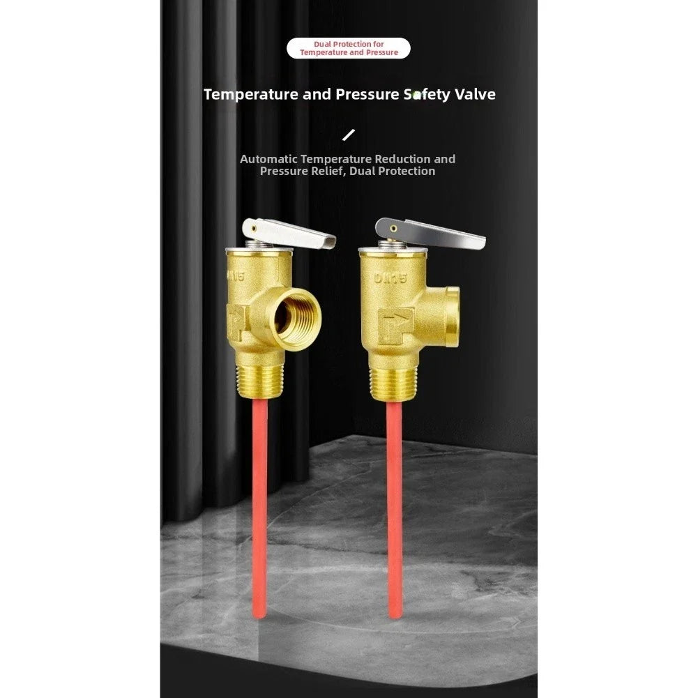 Brass Water Heater Safety Valve DN15 for Boiler (DN15)
