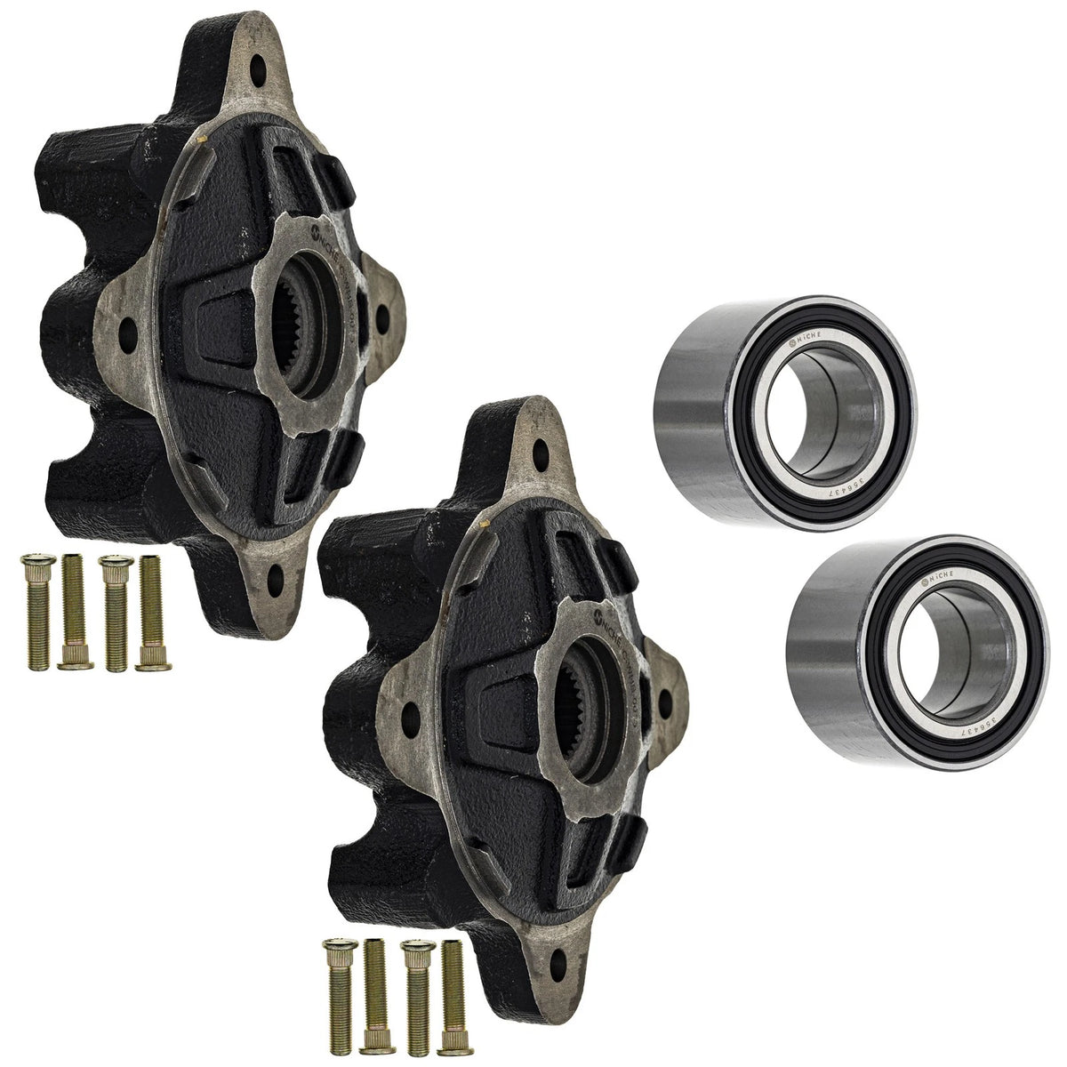 Set of 2 Front Wheel Hub Kit for Polaris Ranger 700 6X6 (2009) 5137127-067, MK1013421