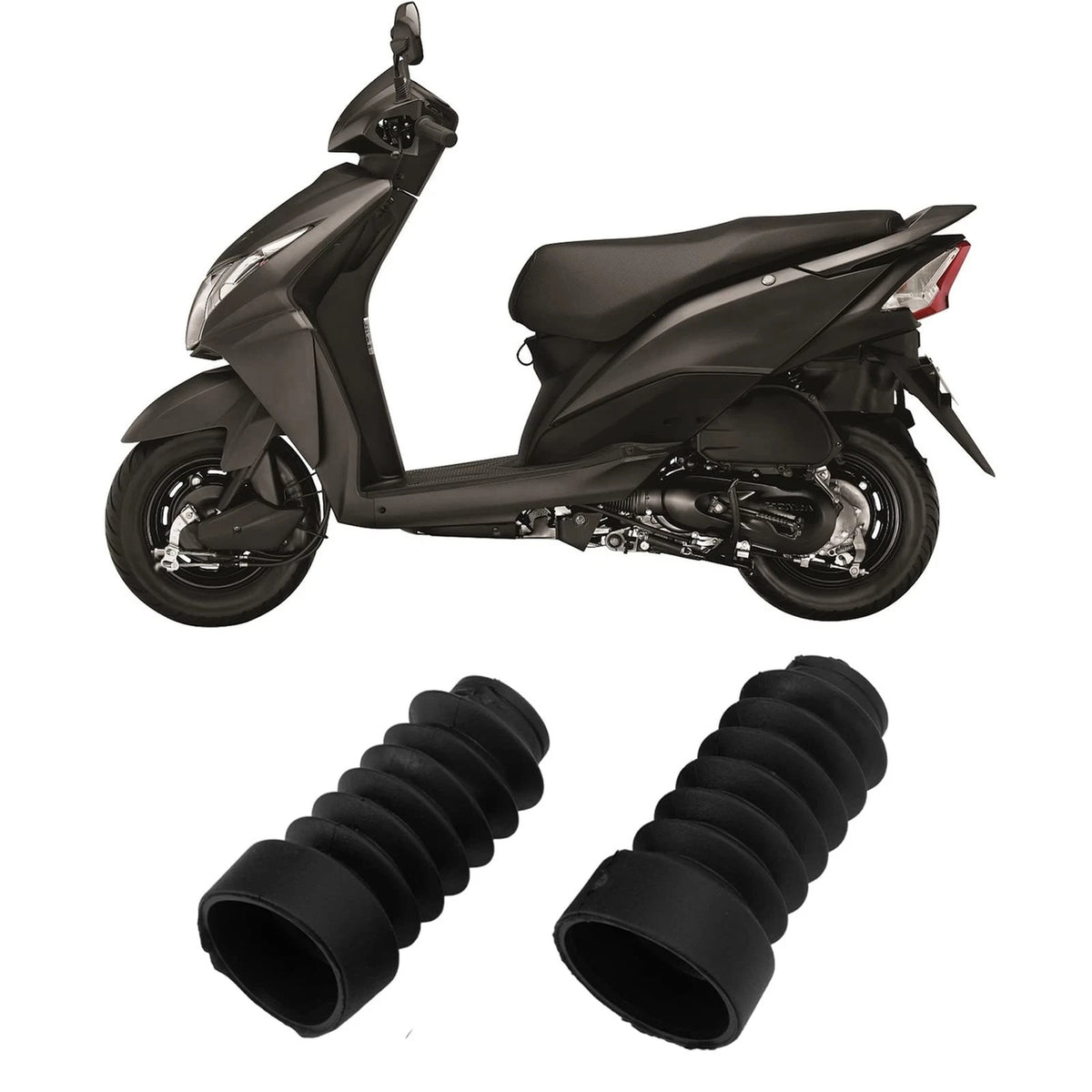 2X Anti-crack Rubber Dust Fork Boot for Motorcycle