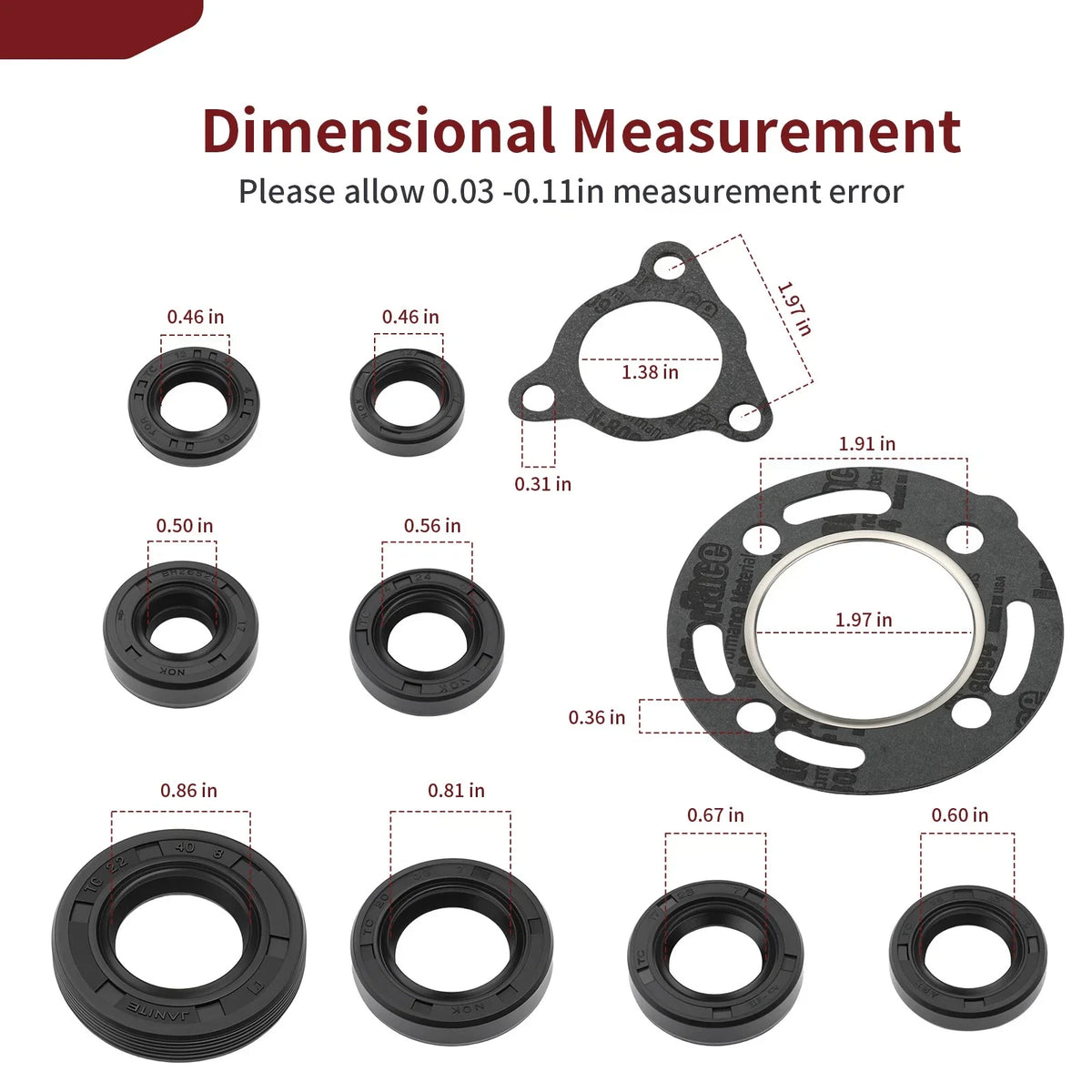 Complete Gasket and Oil Seals Kit for Honda CR80R (1986–1991)