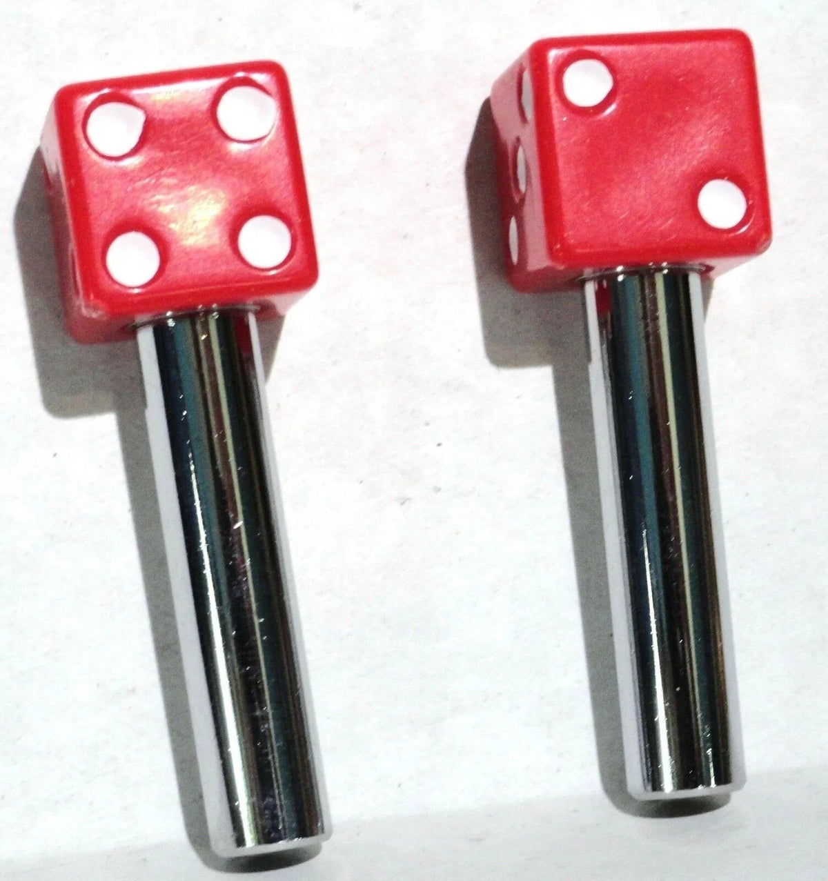Door Lock Knobs Red Dice for Universal Fit (UP#70040)