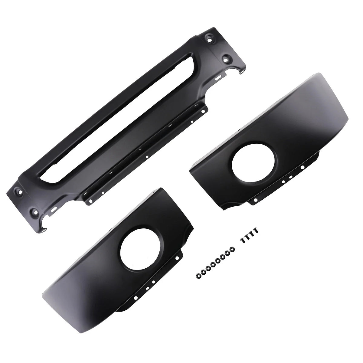 Front Bumper Face Bar for Ford F150 (2006–2008) Steel Black 6L3Z17757DAPTM