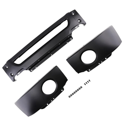 Front Bumper Face Bar for Ford F150 (2006–2008) Steel Black 6L3Z17757DAPTM
