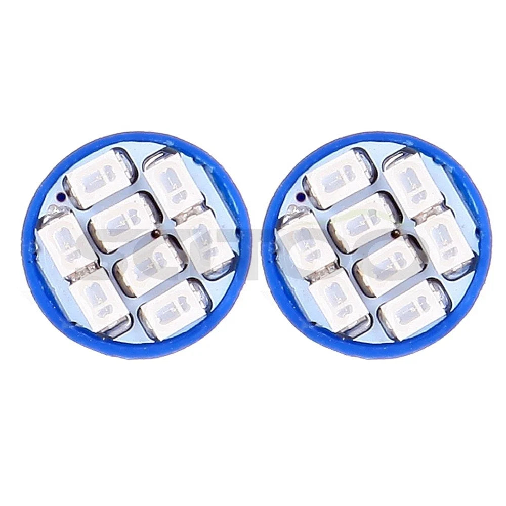 5X Smoke Cab Marker Light Lens T10-8-3020-SMD Blue LED Bulbs for Ford