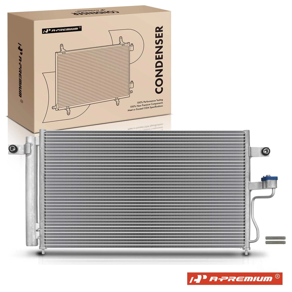 A/C Condenser with Receiver Drier for Hyundai Accent (2010–2017) 9760625500, 3116C, 3116