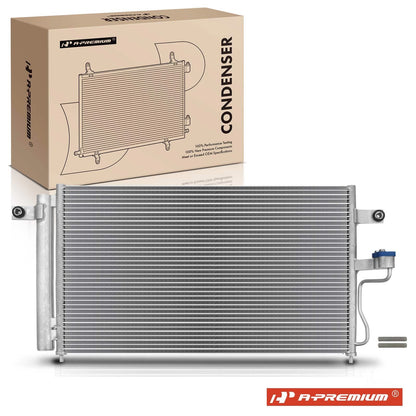 A/C Condenser with Receiver Drier for Hyundai Accent (2010–2017) 9760625500, 3116C, 3116