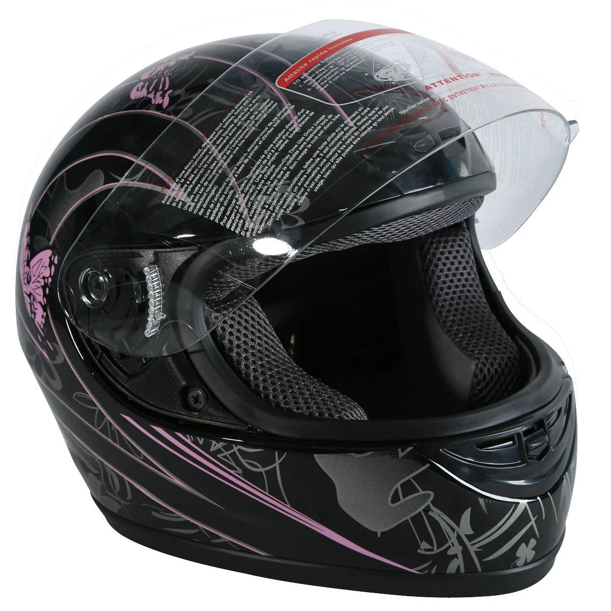 DOT Flip Up Full Face Motorcycle Helmet for (S, M, L, XL)