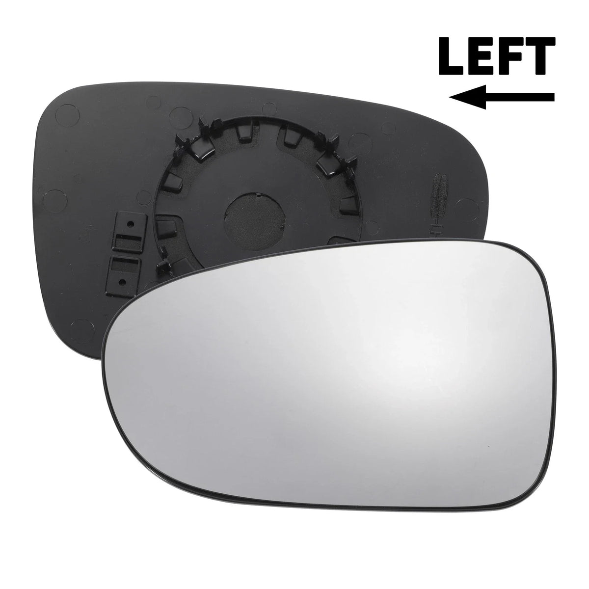 Left Side Convex White Mirror Glass for Ford Galaxy (Non-Heated)