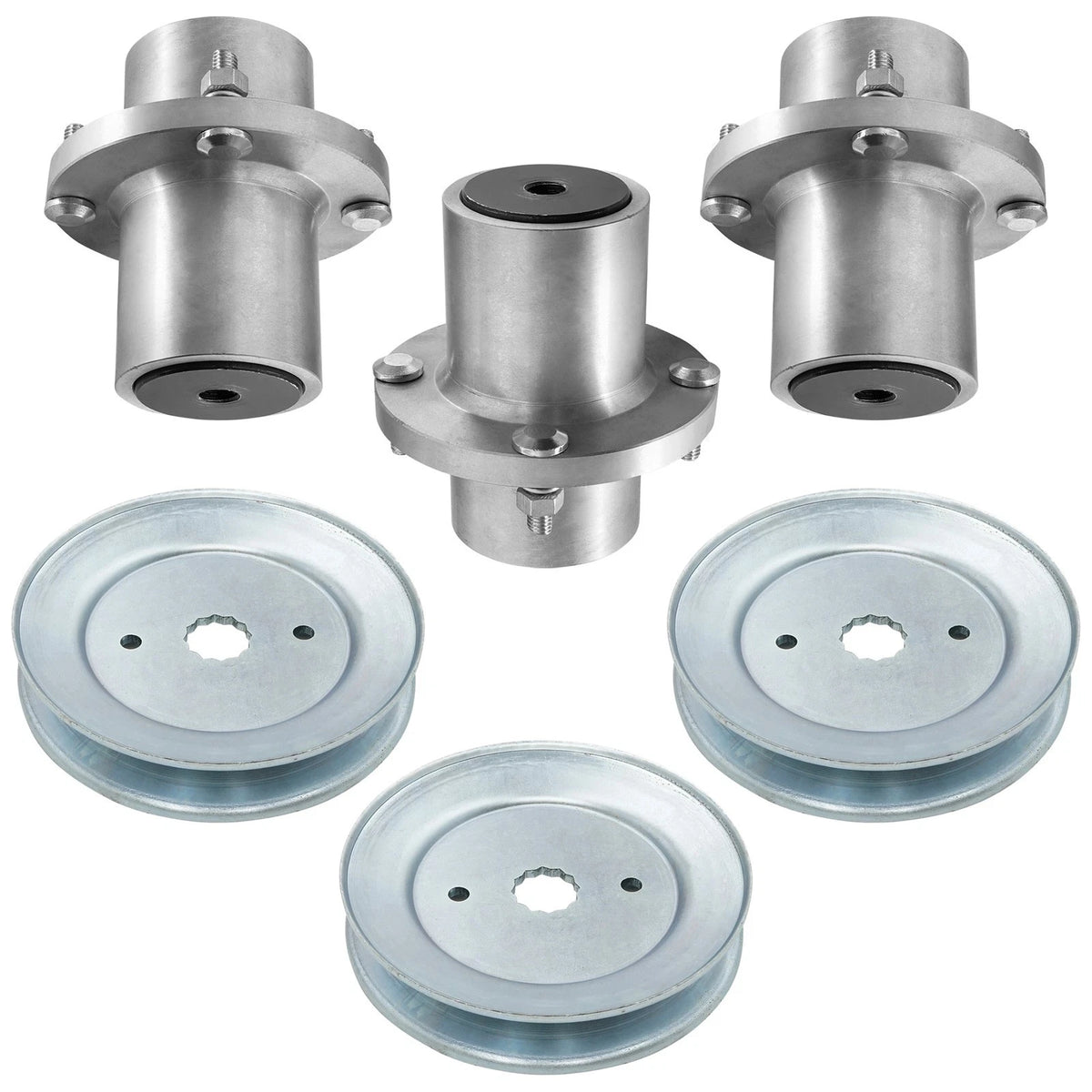 54" Deck Spindle with Pulley for Hustler Fastrak (SD2733+PY4533)