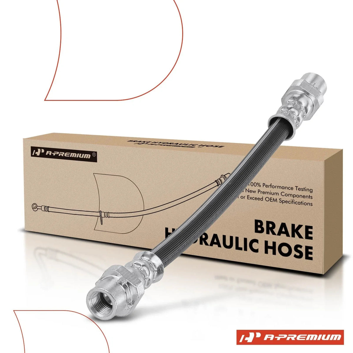 Rear Inner Brake Hydraulic Hose for BMW 328i 335i 335is 330i (2007–2013)