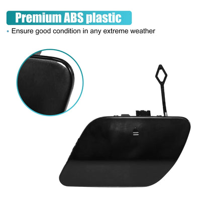 Rear Bumper Tow Hook Cap for Mercedes Benz C-Class W205 (2015–2021) No.A2058850224 Black