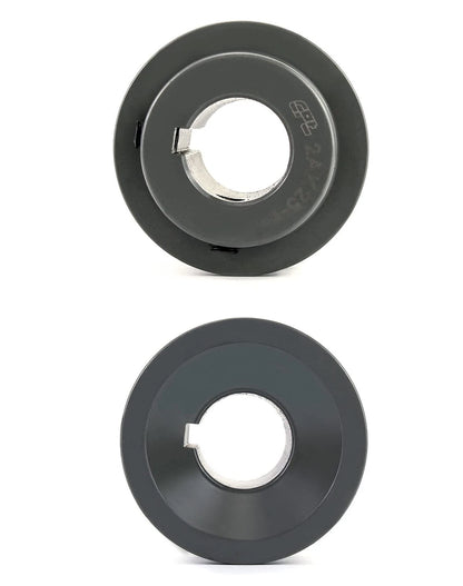 2X Double Groove Pulley/Sheave for QWORK (2.55" OD, 1" Bore)