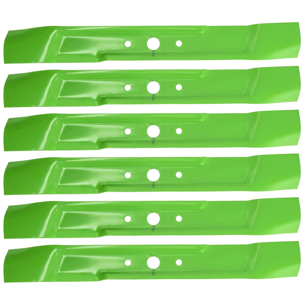 6X LawnRAZOR Mower Blades for John Deere (M135881, M148613, M159047)