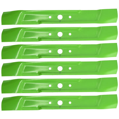 6X LawnRAZOR Mower Blades for John Deere (M135881, M148613, M159047)
