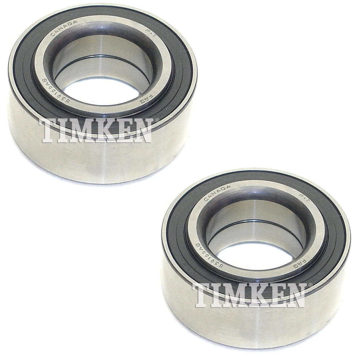 Set of 2 Front Timken Wheel Bearings for Mazda Protege (1990–1991)
