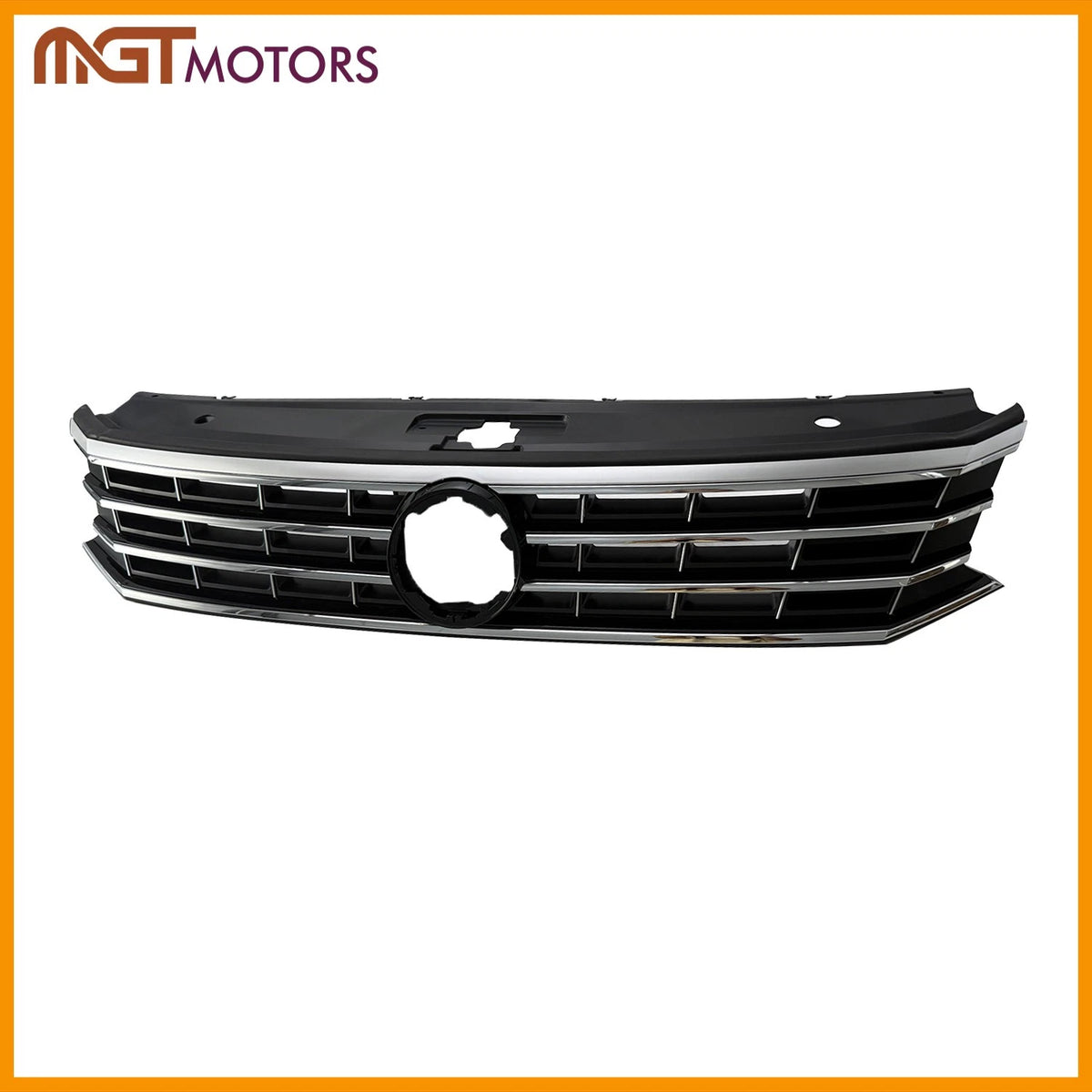 Front Grille for VW Passat (2016–2019) w/Chrome Trim