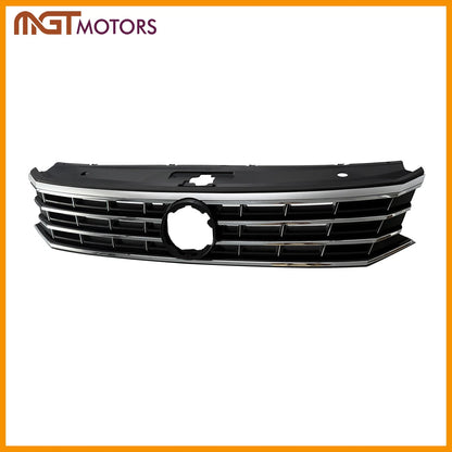 Front Grille for VW Passat (2016–2019) w/Chrome Trim
