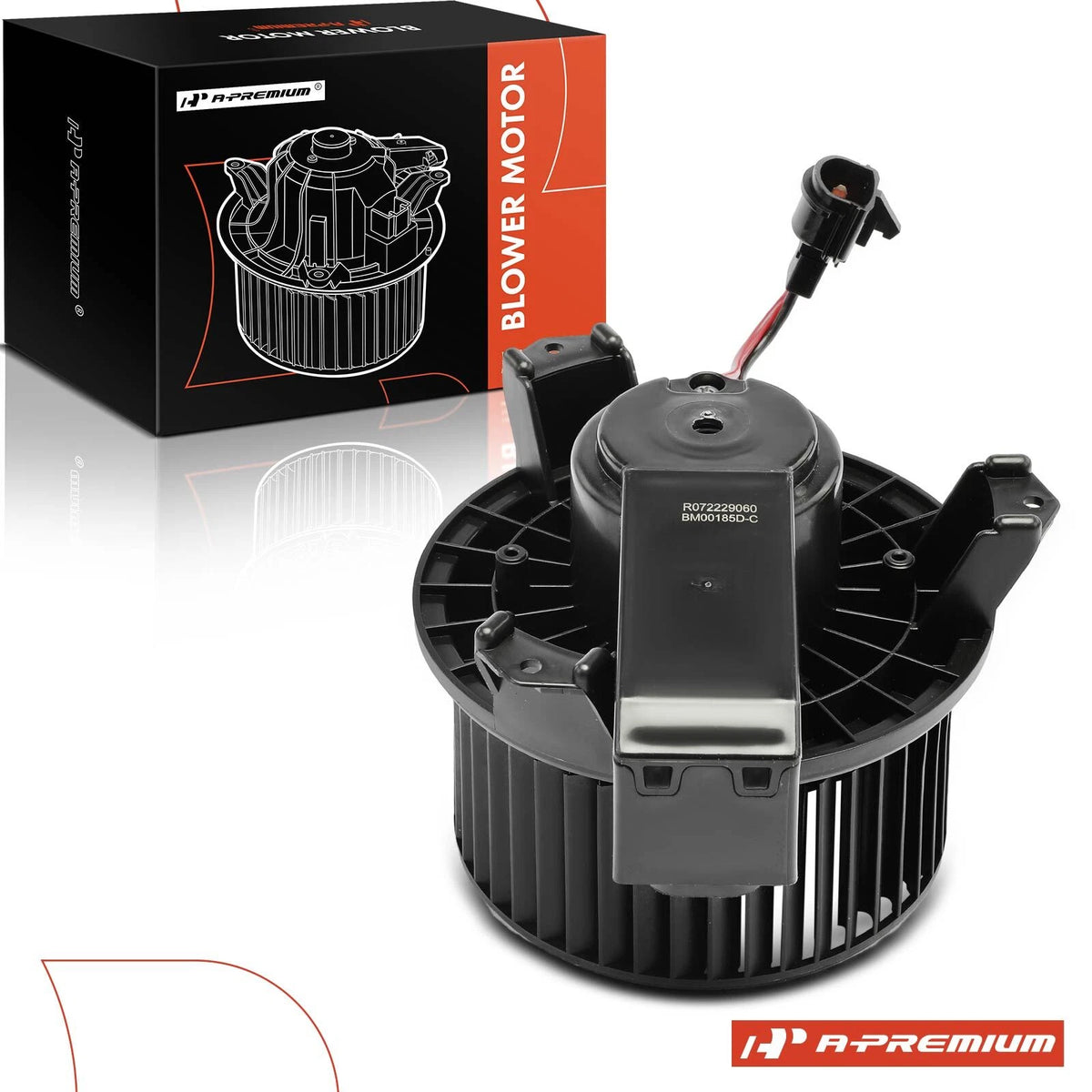 HVAC Blower Motor w/ Wheel for Ford Mustang (2005–2009) 4R3Z-19805-AA, 4R3Z-19834-BA