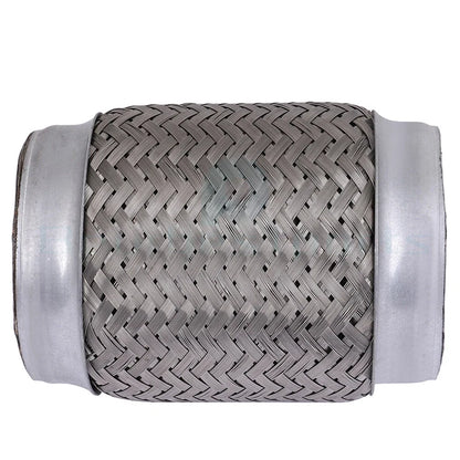 3.5" x 6" Chrome Stainless Steel Flex Pipe Coupling for Universal Fit (OAL)