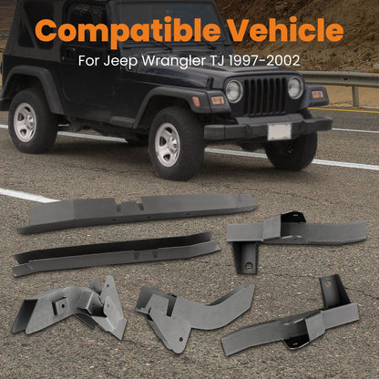 R+L Frame Rust Repair Kit for Jeep Wrangler TJ (1997–2002)