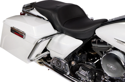 Freedom Seat for Harley FLH (1997–2007) - Solar Leather - Black