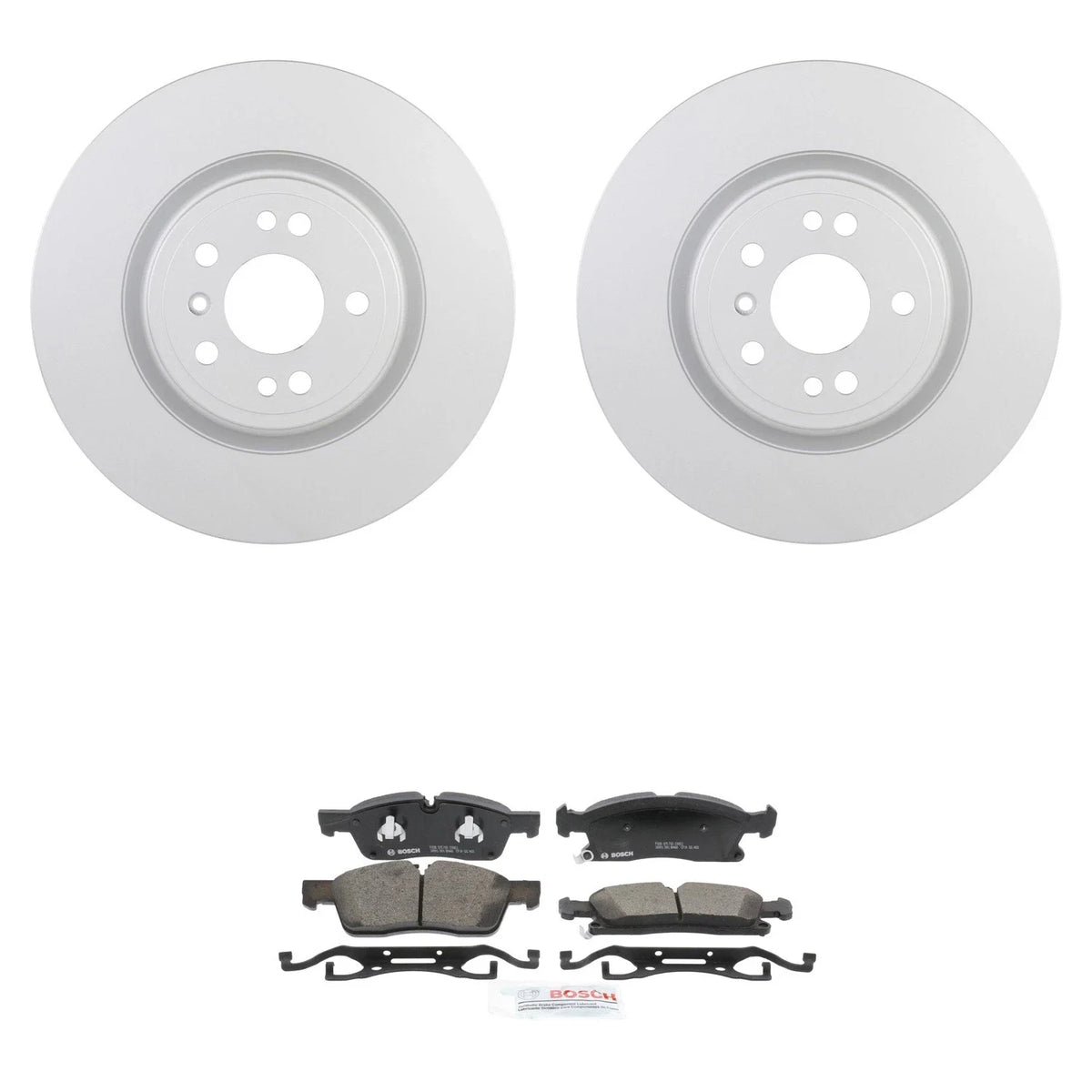 Bosch Front Quietcast Rotors & Ceramic Disc Brake Pad Kit for X166 GLE300d GLE350 (2016–2020)