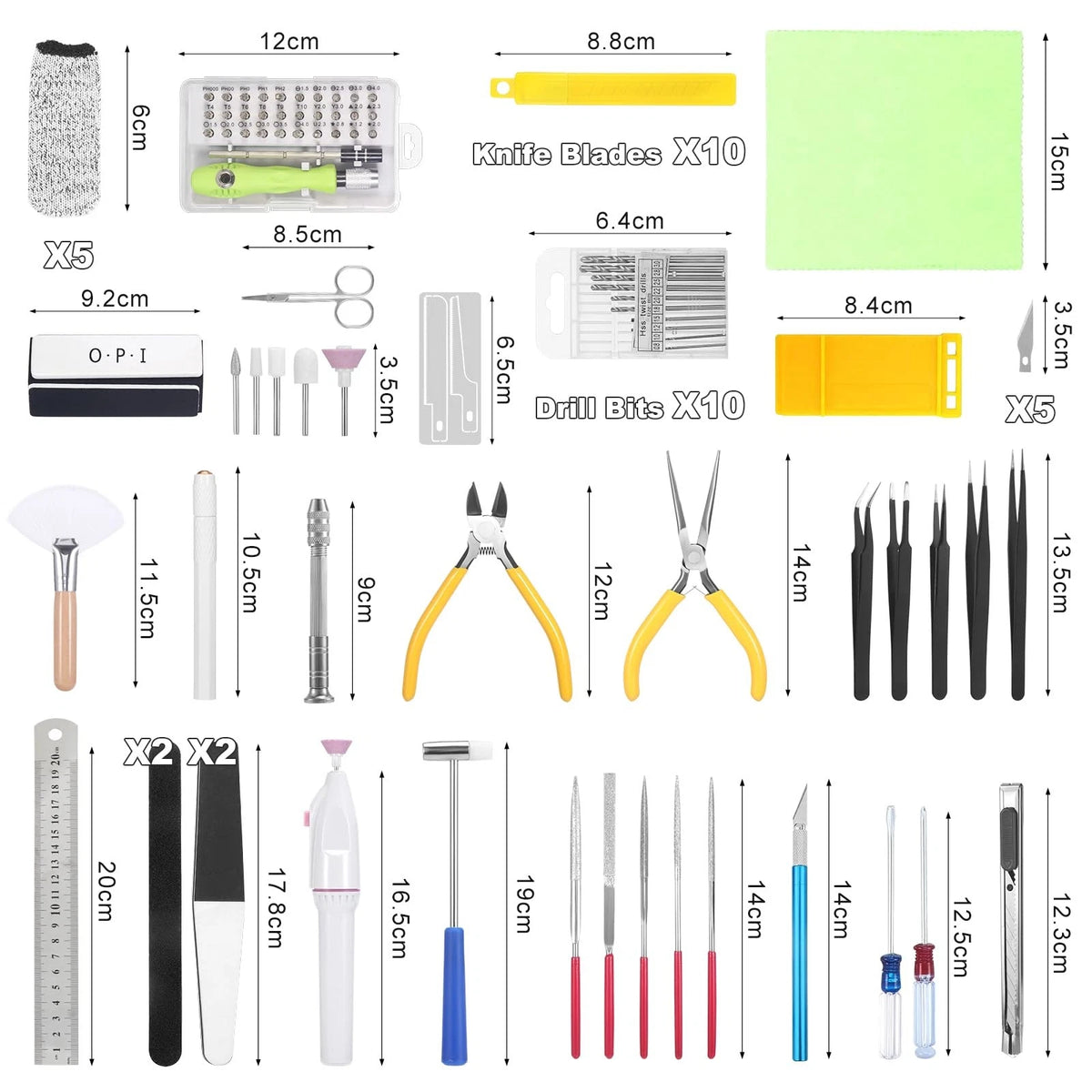 101PCS Gundam Model Tools Kit for Hobby Building