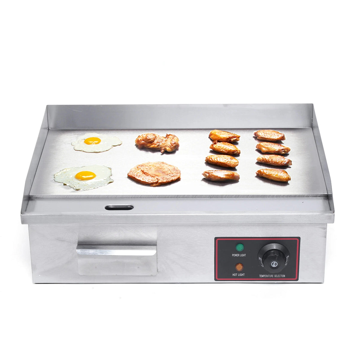 1.6kw Electric Non-Stick Flat Top Grill Griddle for Commercial Use