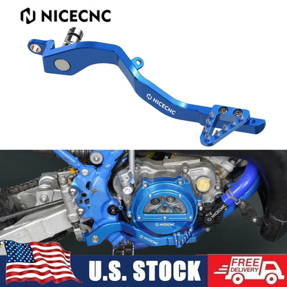Rear Foot Brake Pedal Lever Arm for Yamaha YZ85 (2002–2023) - Blue
