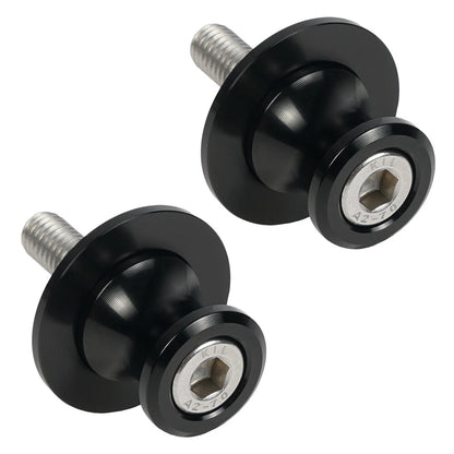 Pair CNC Aluminum M10 Swingarm Sliders Spools for Kawasaki Z1000 ZX-6R (2003–2012)