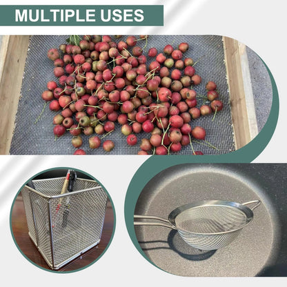 304 Stainless Steel Wire Mesh Screen for Various Applications (15.7" x 59")