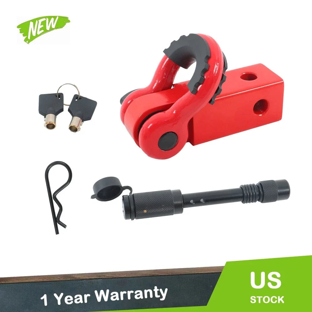Heavy Duty Anti-Theft Shackle Hitch Receiver 2" for