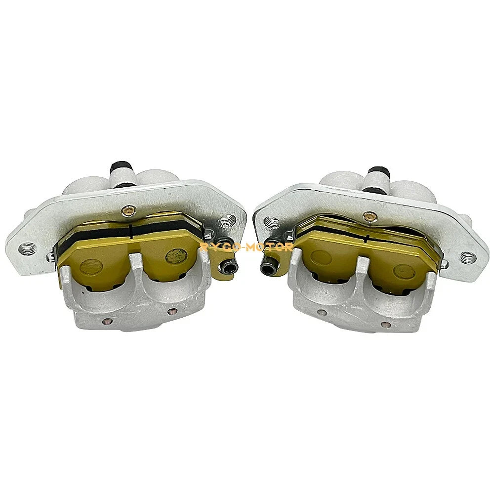Front & Rear Brake Caliper with Pads for Yamaha Viking 700 YXM700 (2014–2022)