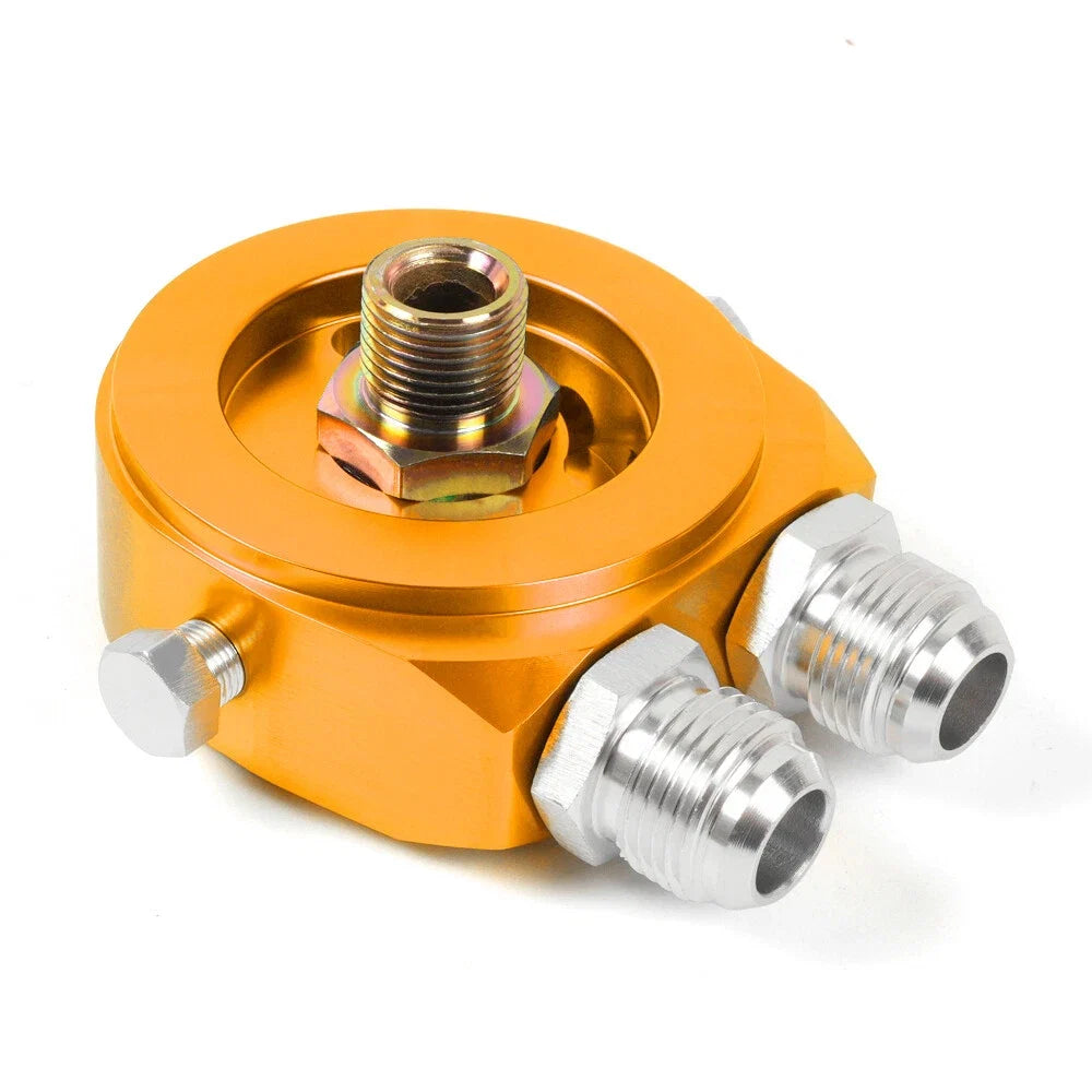 Oil Filter/Cooler Sandwich AN10 Block Adapter for Universal Applications