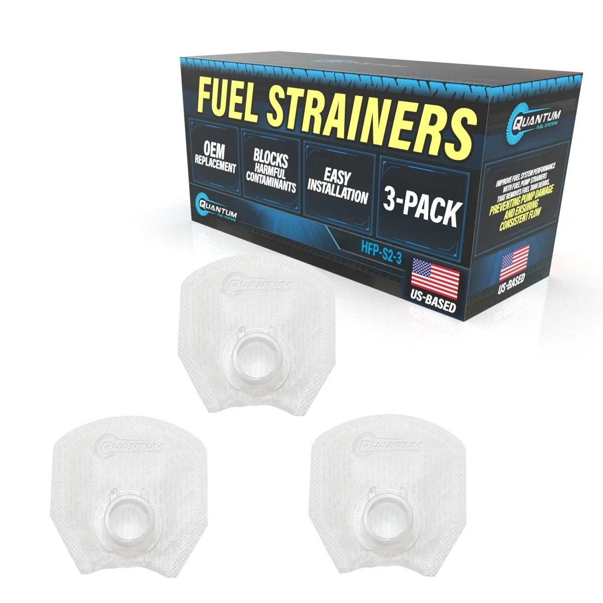 3X Fuel Pump Filter Strainers for Suzuki Burgman AN400 (2007–2020)
